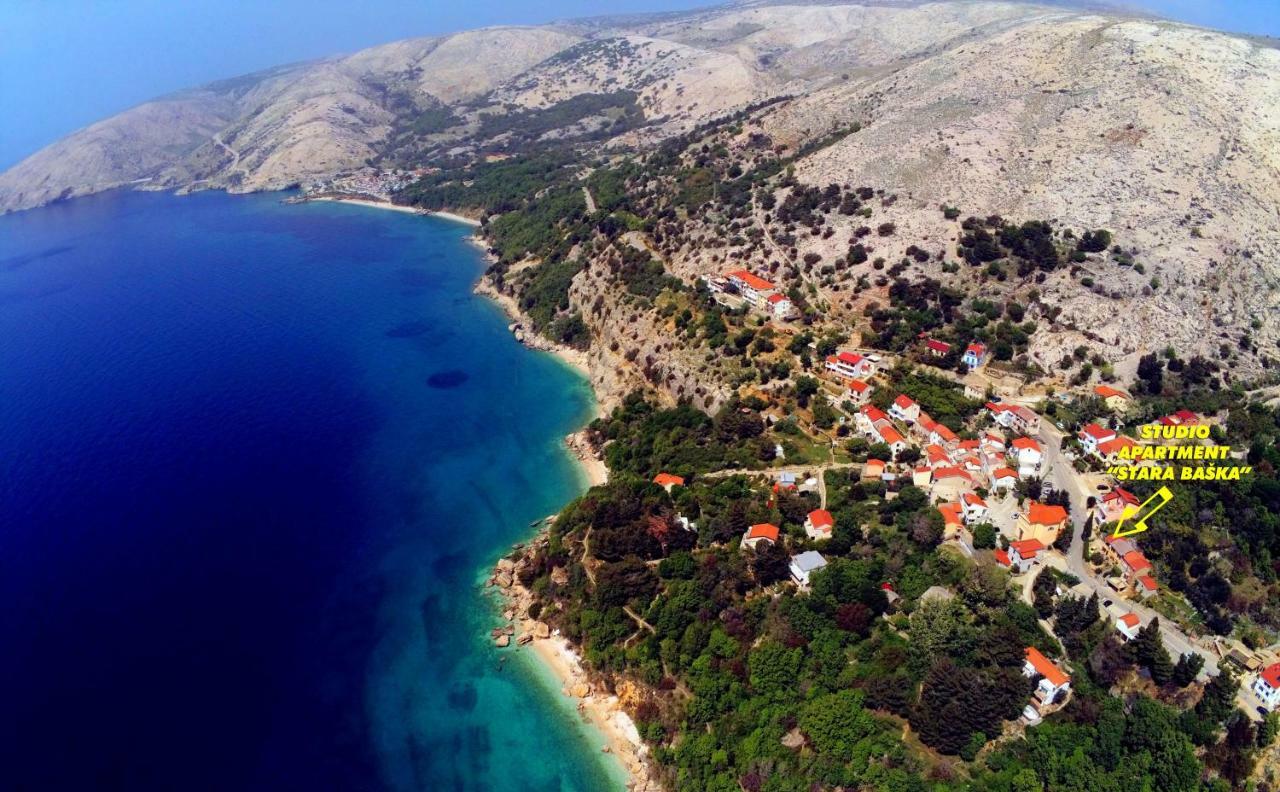 Studio Apartman Stara Baška Extérieur photo